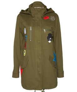 Alice + Olivia Cheryl Embellished Hooded Parka