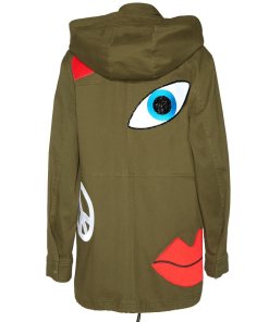 Alice + Olivia Cheryl Embellished Hooded Parka