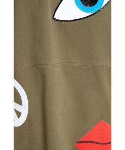 Alice + Olivia Cheryl Embellished Hooded Parka