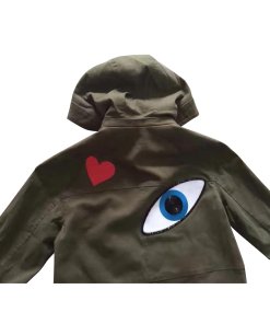 Alice + Olivia Cheryl Embellished Hooded Parka