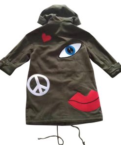 Alice + Olivia Cheryl Embellished Hooded Parka
