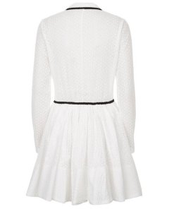 Maje Rayane Lace Puffball Dress