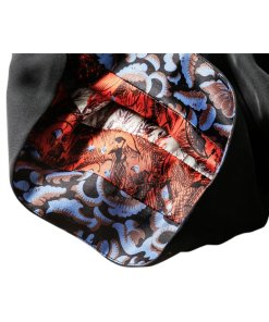 Christian Dior Print-Panel Gathered Sleeve T-shirt