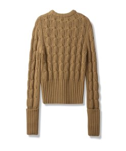 Michael Kors Collection Cable-Knit Merino Wool & Cashmere Sweater