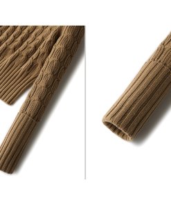 Michael Kors Collection Cable-Knit Merino Wool & Cashmere Sweater