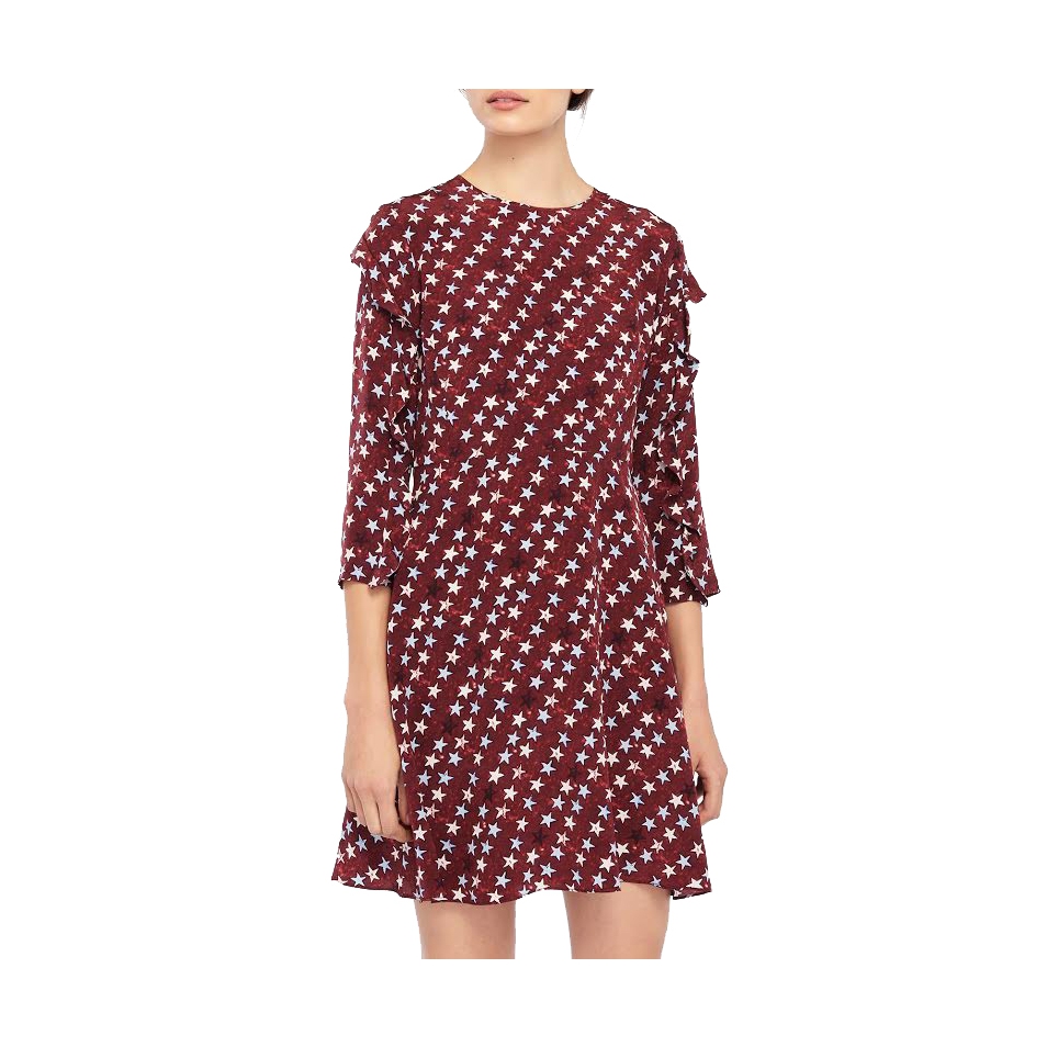 white christmas dresses SANDRO FERRONE - CROSSOVER V NECK DRESS main image 0