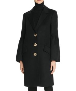 Burberry Samborne Wool & Cashmere Bell-Sleeve Coat