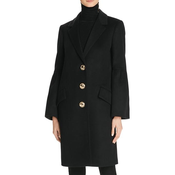 Burberry Samborne Wool & Cashmere Bell-Sleeve Coat