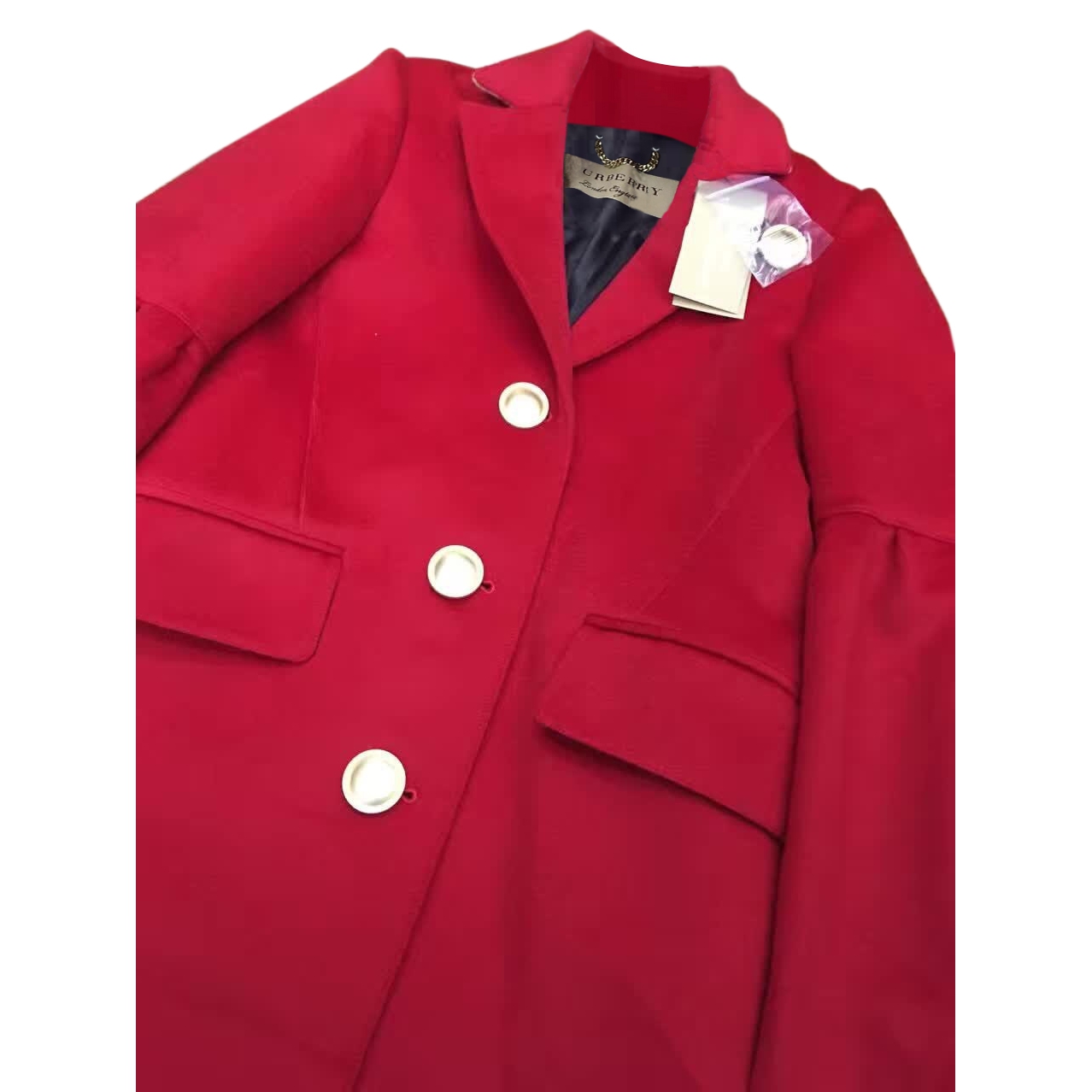 Burberry Samborne Wool & Cashmere Bell-Sleeve Coat