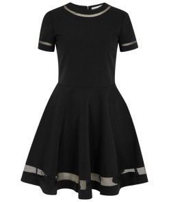 Alice + Olivia Frances Mini Flared T-shirt Dress evaChic Alice + Olivia Frances Mini Flared T-shirt Dress evaChic