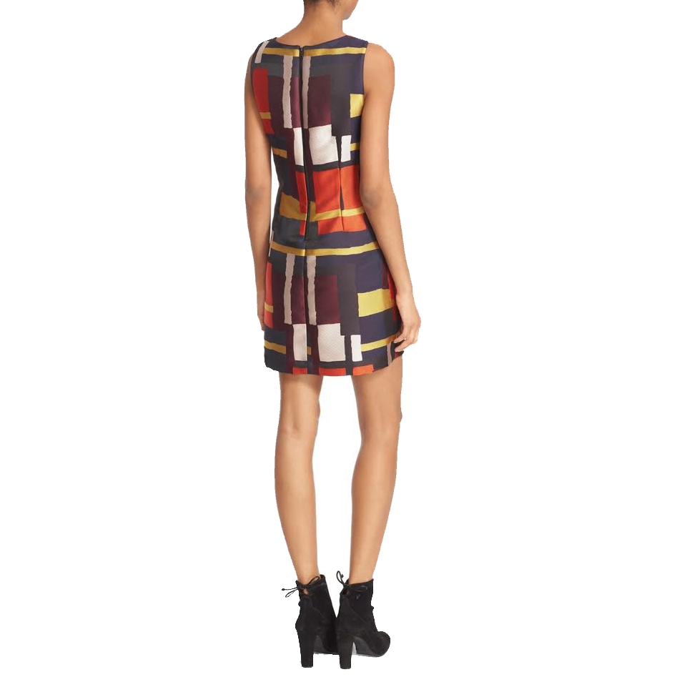 Alice + Olivia Clyde Print Sleeveless A-Line Dress Alice + Olivia Clyde Print Sleeveless A-Line Dress