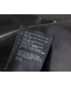 Balenciaga Epaulette Detail Leather Biker Jacket