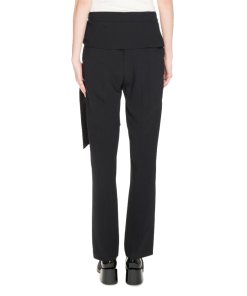 Givenchy Tie-Waist Silk Crepe Pants