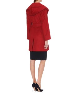 Max Mara Rialto Hooded Camel Hair Coat