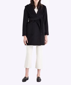 Max Mara Rialto Hooded Camel Hair Coat