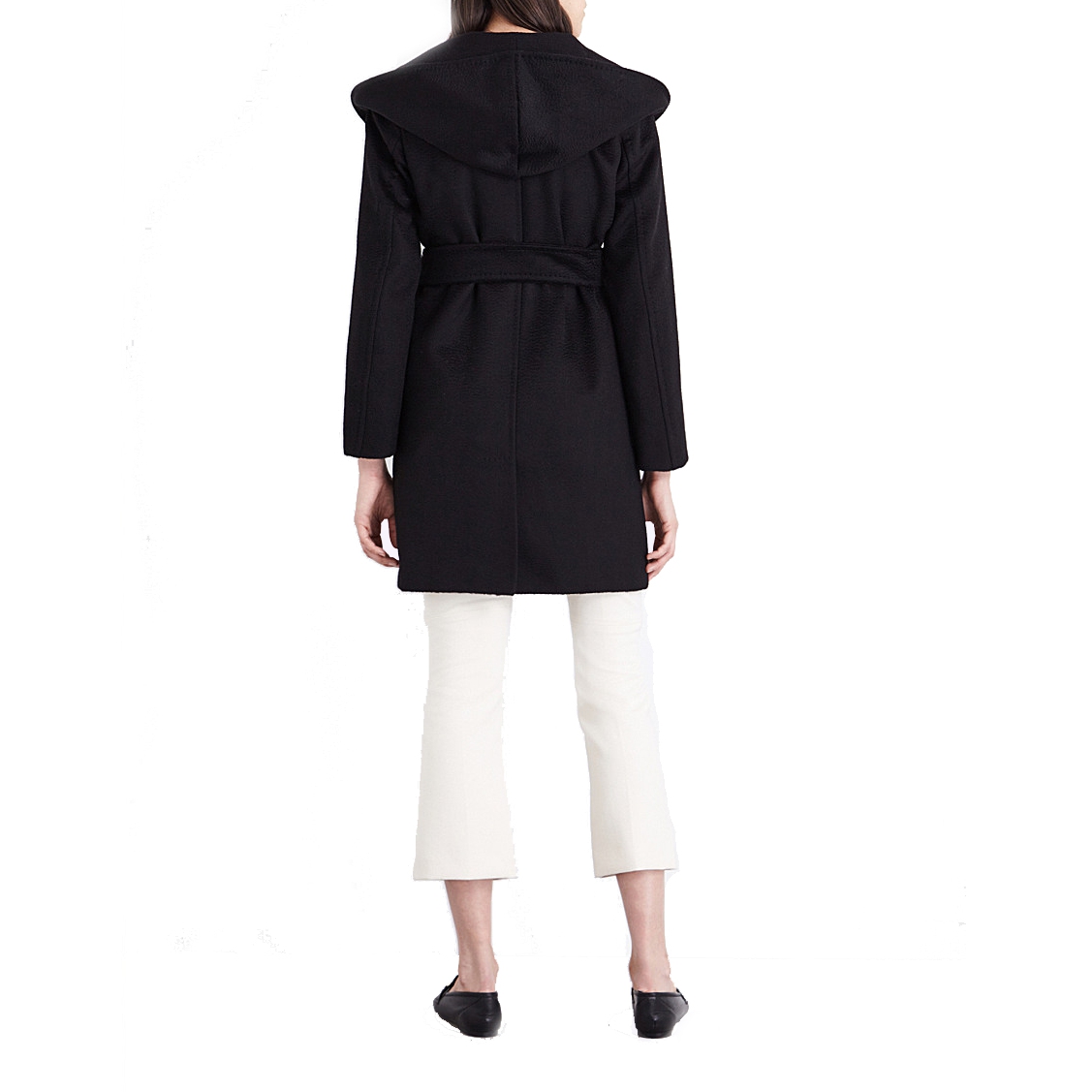 Max Mara Rialto Hooded Camel Hair Coat