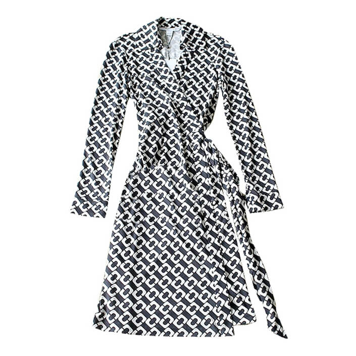 Diane Von Furstenberg New Jeanne Two Wrap Dress