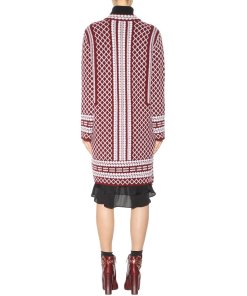 Tory Burch Knitted Wool-Blend Coat