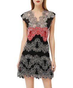 Sandro Isobel Lace Mini Dress