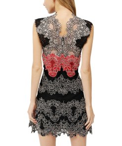 Sandro Isobel Lace Mini Dress
