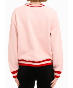 Sandro Embroidered Floral Sweatshirt
