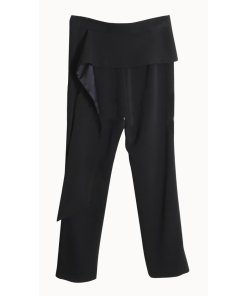 Givenchy Tie-Waist Silk Crepe Pants