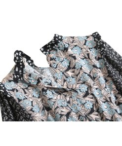 Rebecca Taylor Bijou Floral Silk Patchwork Dress