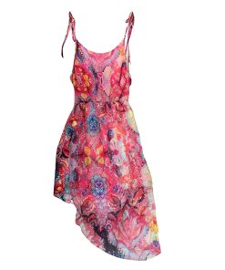 Haute Hippie Caitlyn Asymmetric Printed Dress