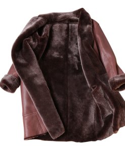 Céline High-Neck Shearling Coat