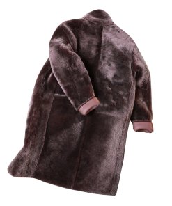 Céline High-Neck Shearling Coat