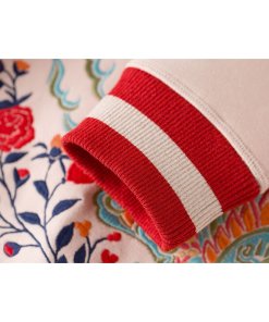 Sandro Embroidered Floral Sweatshirt
