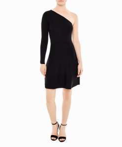 Sandro Shirley One-Shoulder Dress