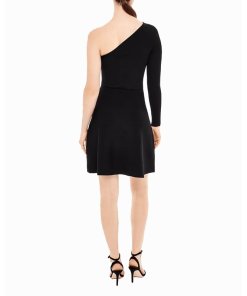 Sandro Shirley One-Shoulder Dress