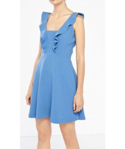 Sandro Helen Ruffle Dress