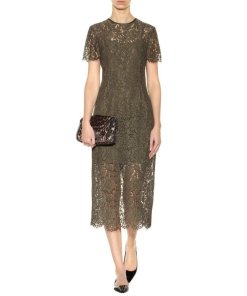 Diane von Furstenberg Carly Lace Midi Dress
