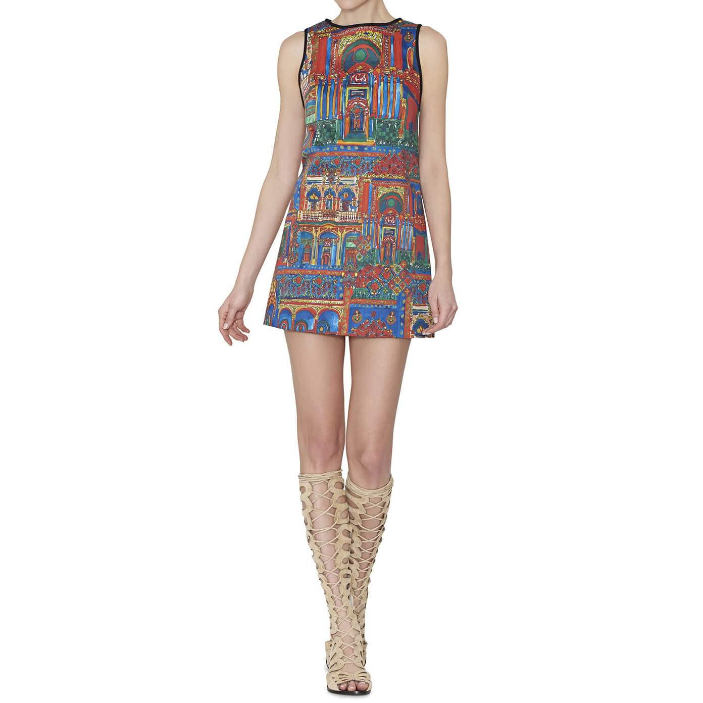 Alice + Olivia Havana Town Tisha A-Line Dress  evaChic