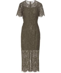 Diane von Furstenberg Carly Lace Midi Dress