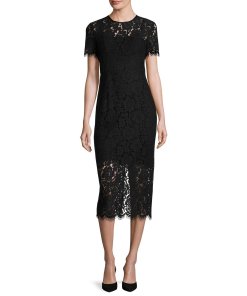 Diane von Furstenberg Carly Lace Midi Dress
