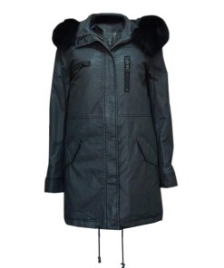 Alice + Olivia Tandy Oversize Hooded Parka & Fur Vest