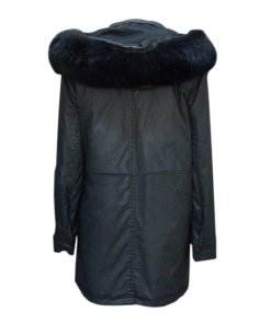 Alice + Olivia Tandy Oversize Hooded Parka & Fur Vest