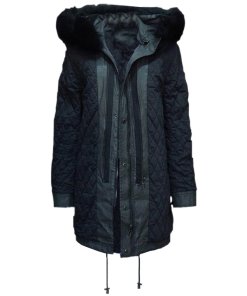 Alice + Olivia Tandy Oversize Hooded Parka & Fur Vest