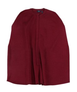 Theory Jonora Zip Front Wool Knit Cape