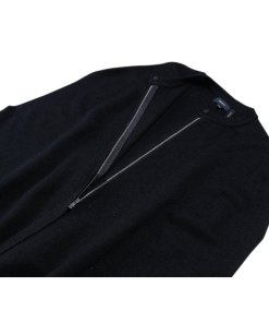 Theory Jonora Zip Front Wool Knit Cape