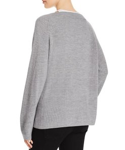 T by Alexander Wang Layered Merino Wool Sweater