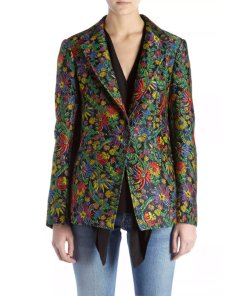 3.1 Phillip Lim Floral Jacquard Single-Button Blazer