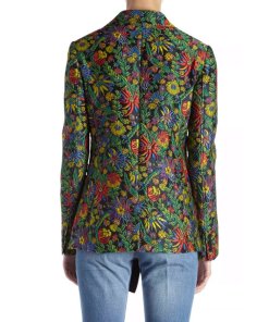 3.1 Phillip Lim Floral Jacquard Single-Button Blazer