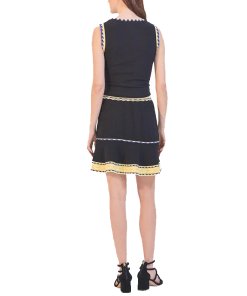 Sandro Nestor Knit Sleeveless Top & Flared Skirt Set