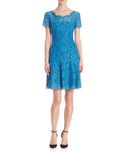 Diane von Furstenberg Fifi A-Line Lace Dress
