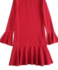 Theory Marah Pleated Crepe Mini Dress