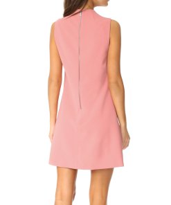 Alice + Olivia Coley Mock Neck A-Line Dress-1